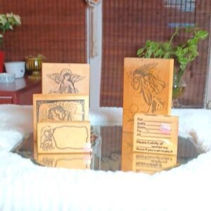 Rubber   Stamps Large  2‎  5 Total